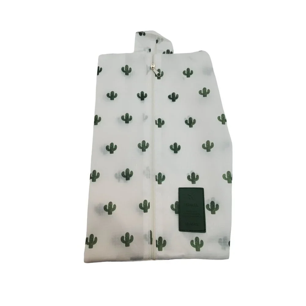 Cactus Pattern 7 PC Travel Bags Closet Dresser